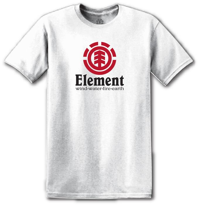 Element Vertical T-Shirt optic white L