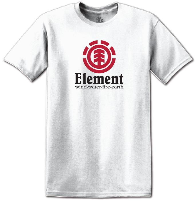 Element Vertical T-Shirts optic white XL