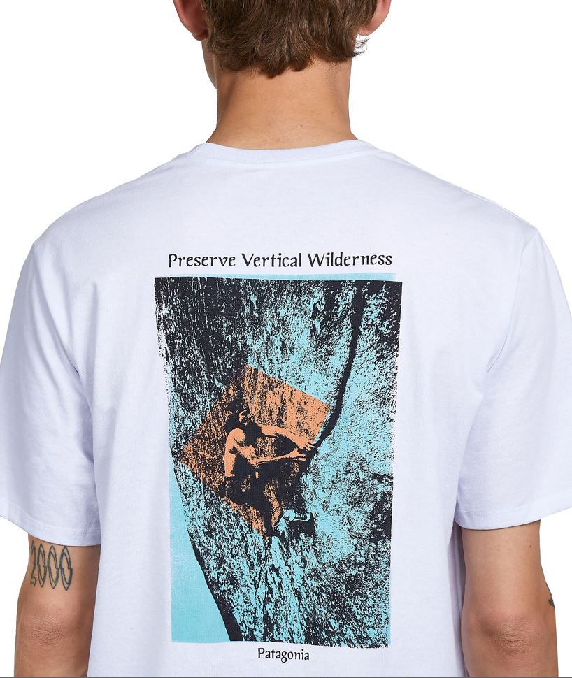 Patagonia Granite Magic Pocket Responsibili T-Shirt weiß S